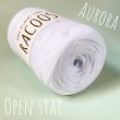 Photo3: 【Tulle yarn】Open stars (Aurora foil) (3)