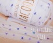 Photo1: 【Tulle yarn】Blue Stars(Blue purple foil) (1)